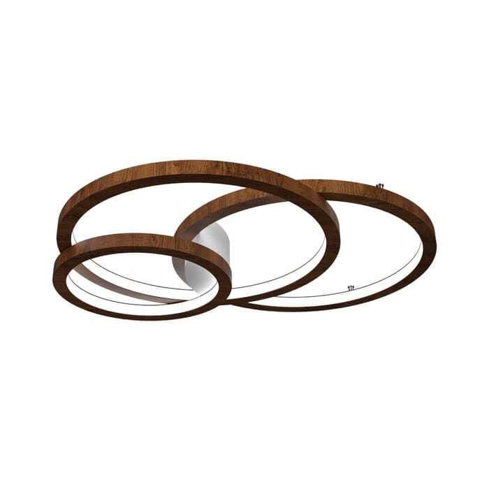Frame LED Ceiling Mount in Imbuia Frame LED Ceiling Mount in Imbuia
