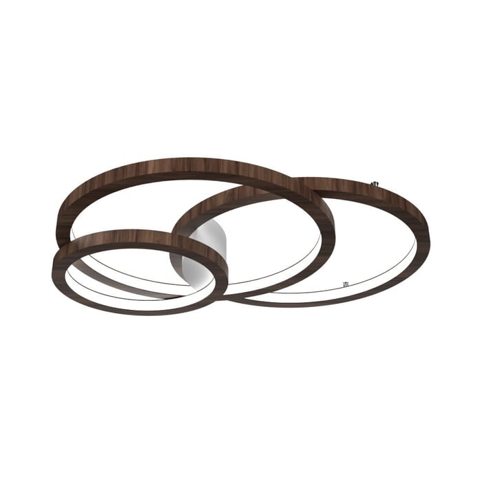 Frame LED Ceiling Mount in American Walnut Frame LED Ceiling Mount in American Walnut