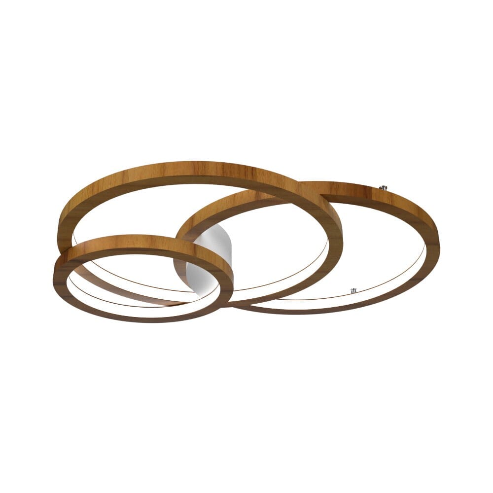 Frame LED Ceiling Mount in Teak