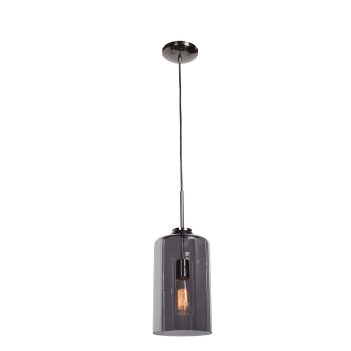 Simplicite 1-Light LED Pendant in Black Chrome Simplicite 1-Light LED Pendant in Black Chrome