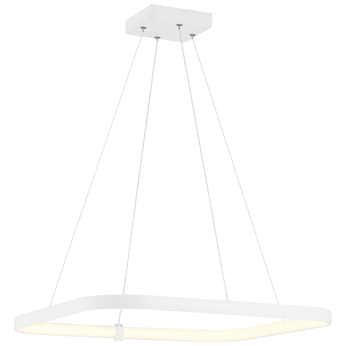 Ravello 1-Light LED Pendant in Matte White Ravello 1-Light LED Pendant in Matte White