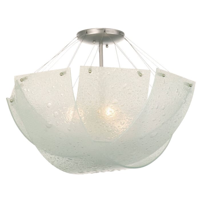 Kalco Cirrus 24" Semi Flush in Satin Nickel Kalco Cirrus 24" Semi Flush in Satin Nickel