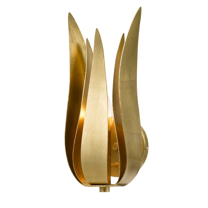 Crystorama Broche 14" Wall Sconce in Antique Gold Crystorama Broche 14" Wall Sconce in Antique Gold