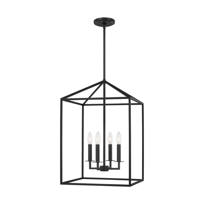 Perryton 4-Light Hall or Foyer in Midnight Black Perryton 4-Light Hall or Foyer in Midnight Black