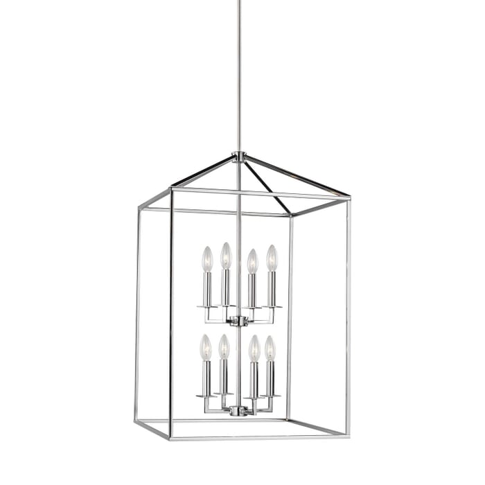 Perryton 8-Light Hall or Foyer in Chrome Perryton 8-Light Hall or Foyer in Chrome