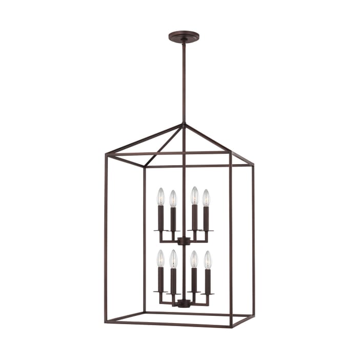 Perryton 8-Light Hall or Foyer in Bronze Perryton 8-Light Hall or Foyer in Bronze