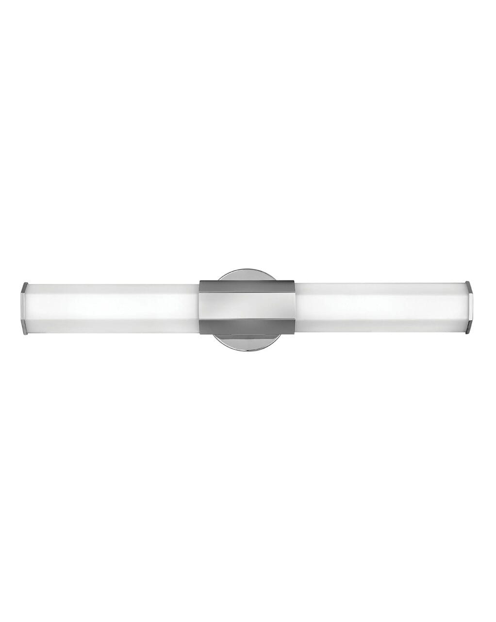 Polished Nickel LED Bath from the Facet Collection