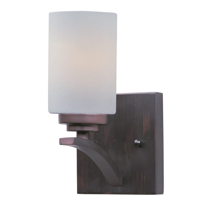 Deven 1-Light Wall Sconce in Oil Rubbed Bronze Deven 1-Light Wall Sconce in Oil Rubbed Bronze