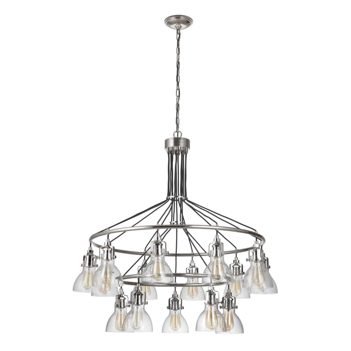 Craftmade Gallery State House 15-Light Chandelier in Polished Nickel Craftmade Gallery State House 15-Light Chandelier in Polished Nickel