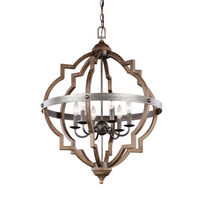 Socorro 6-Light Hall or Foyer in Stardust Socorro 6-Light Hall or Foyer in Stardust