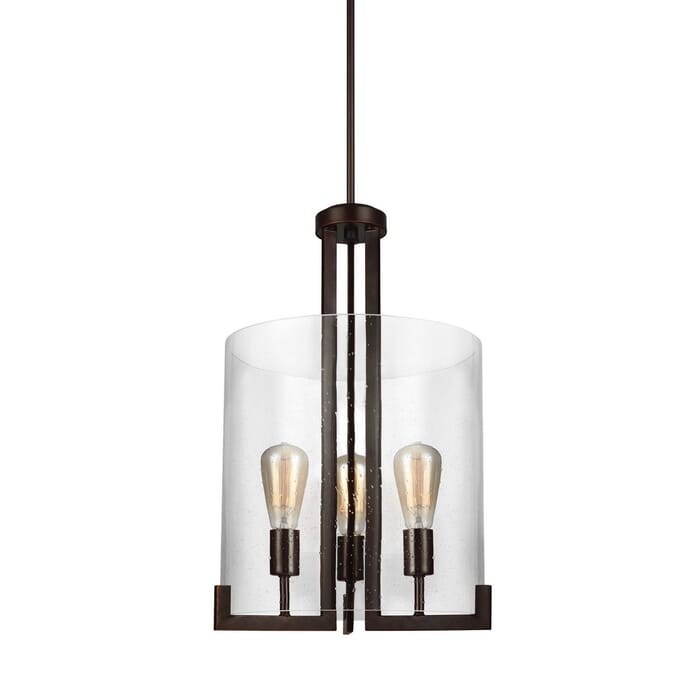 Sea Gull Dawes 3-Light Foyer Light in Bronze Sea Gull Dawes 3-Light Foyer Light in Bronze