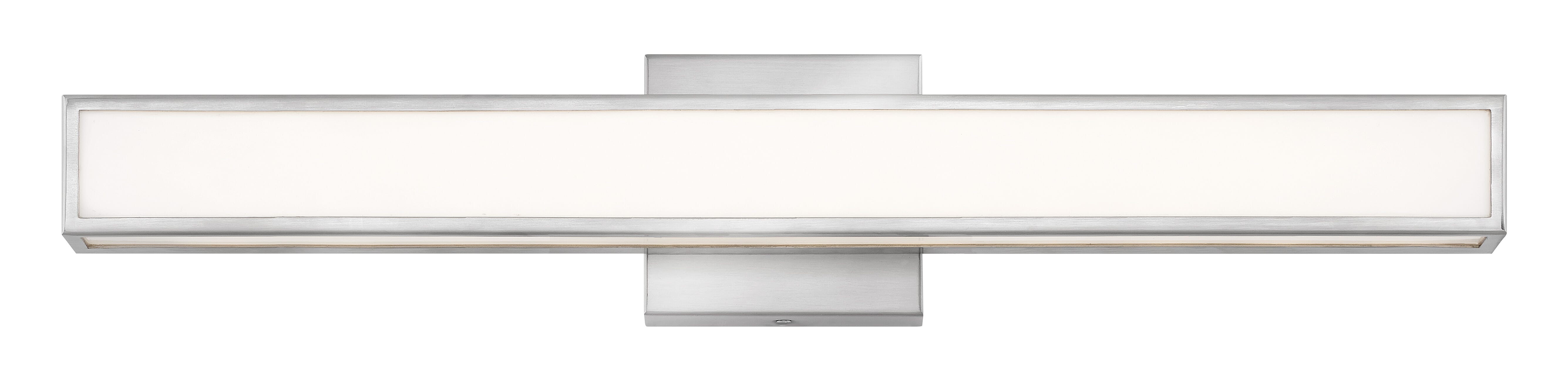 Brushed Nickel LED Bath from the Alto Collection