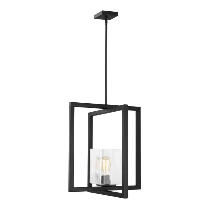 Sea Gull Mitte Pendant Light in Midnight Black Sea Gull Mitte Pendant Light in Midnight Black