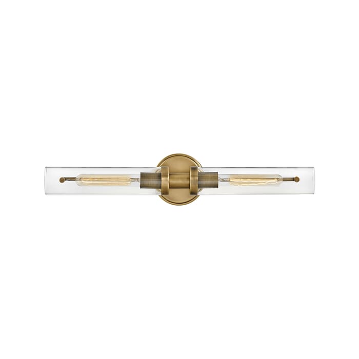 Hinkley Vaughn 2-Light Bathroom Vanity Light in Heritage Brass Hinkley Vaughn 2-Light Bathroom Vanity Light in Heritage Brass