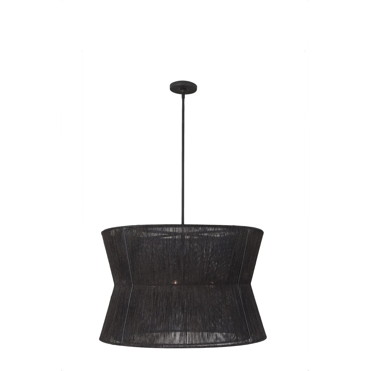Kalco Madura 6-Light Pendant Light in Matte Black