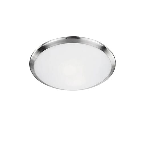 Malta 1-Light Flush Mount in Brushed Nickel