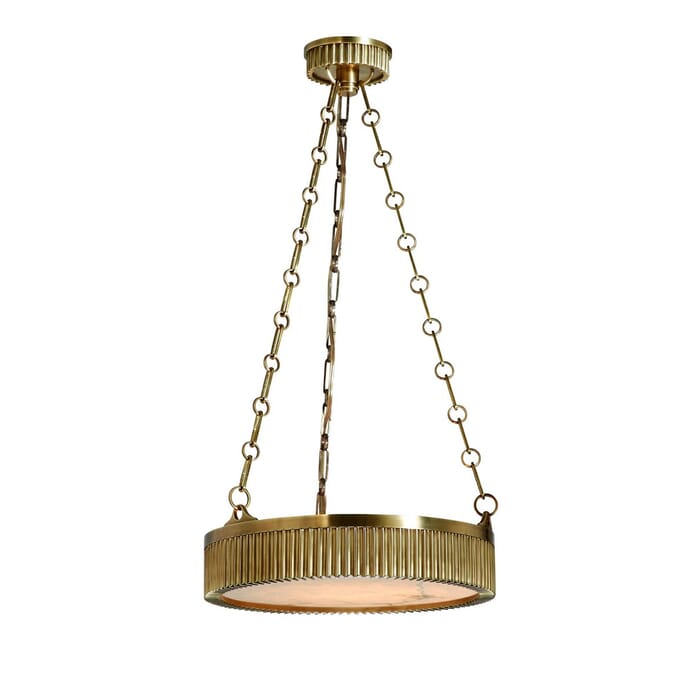 Hudson Valley Lynden 4-Light 11" Pendant Light in Aged Brass Hudson Valley Lynden 4-Light 11" Pendant Light in Aged Brass