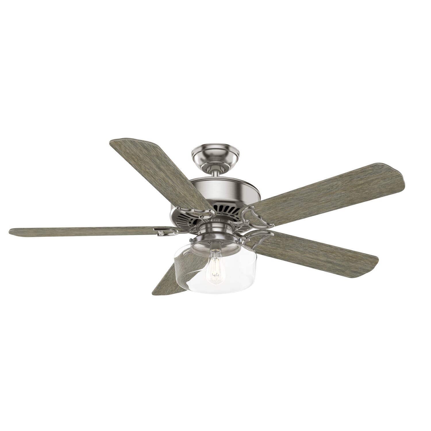 Brushed Nickel 54"Ceiling Fan from the Panama Collection