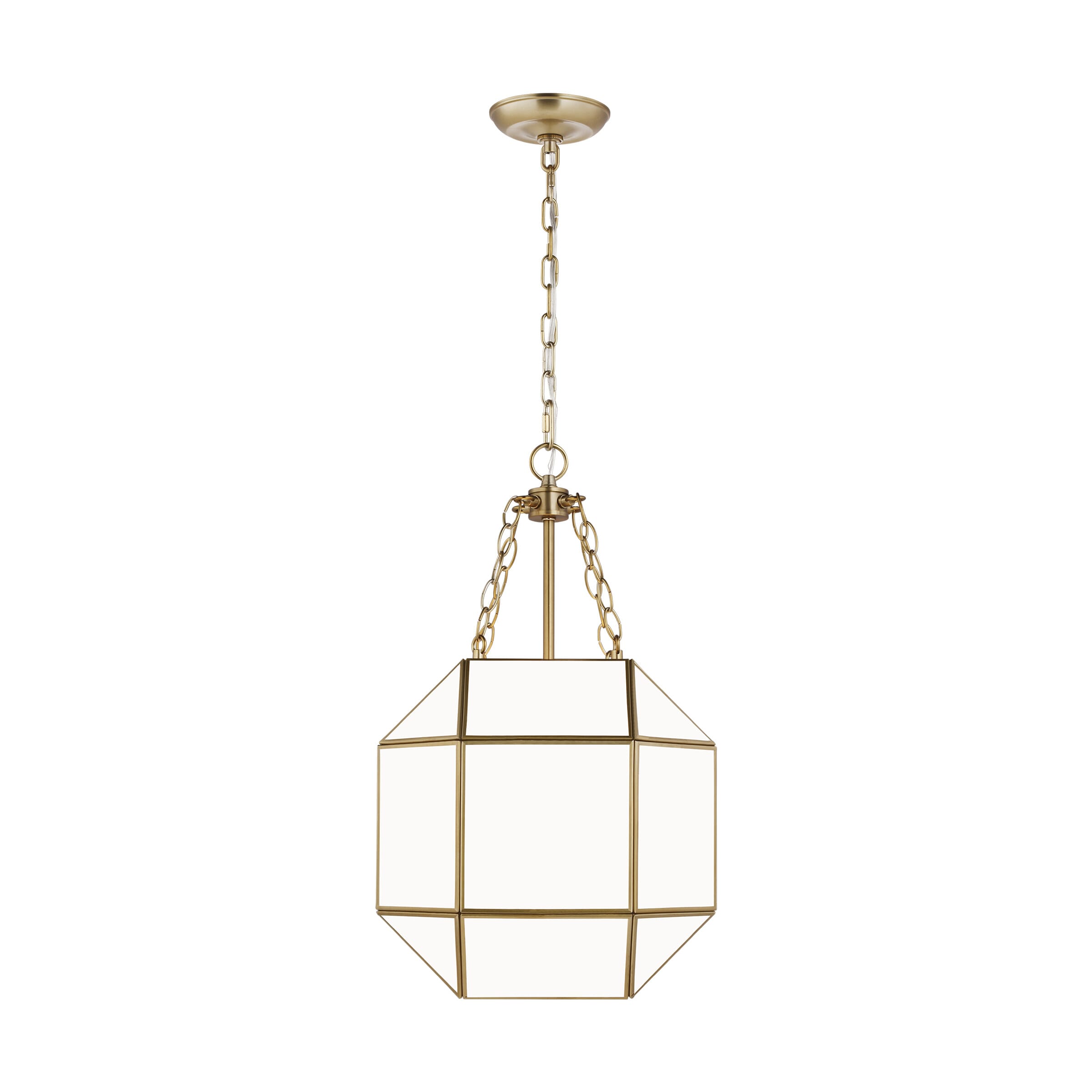 Sea Gull Morrison 3-Light Pendant Light in Satin Brass