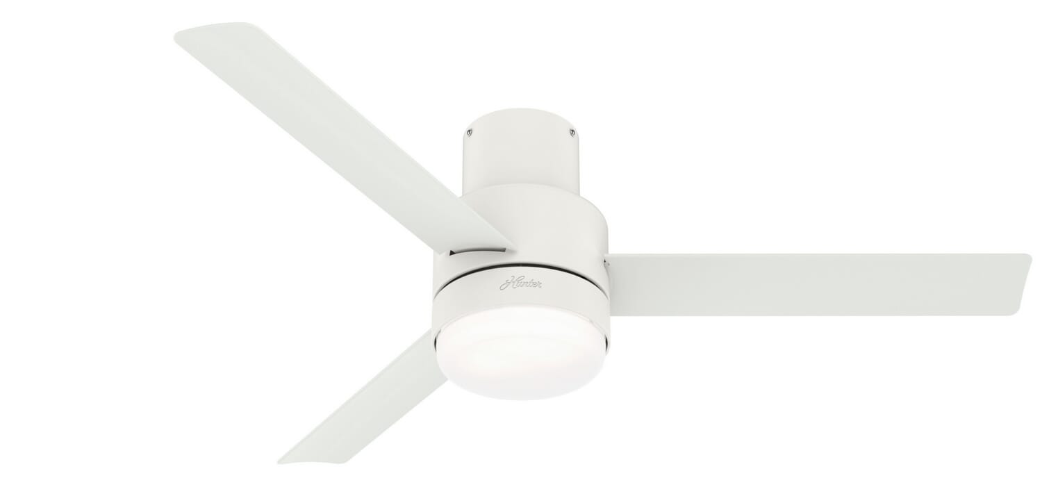 Matte White 52"Ceiling Fan from the Gilmour Collection