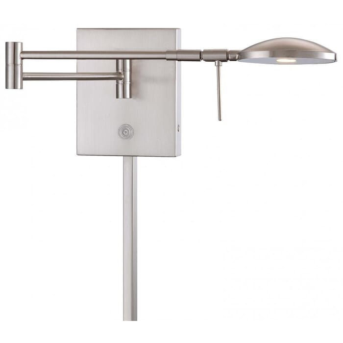 George Kovacs George's Reading Room 6" Wall Lamp in Brushed Nickel George Kovacs George's Reading Room 6" Wall Lamp in Brushed Nickel