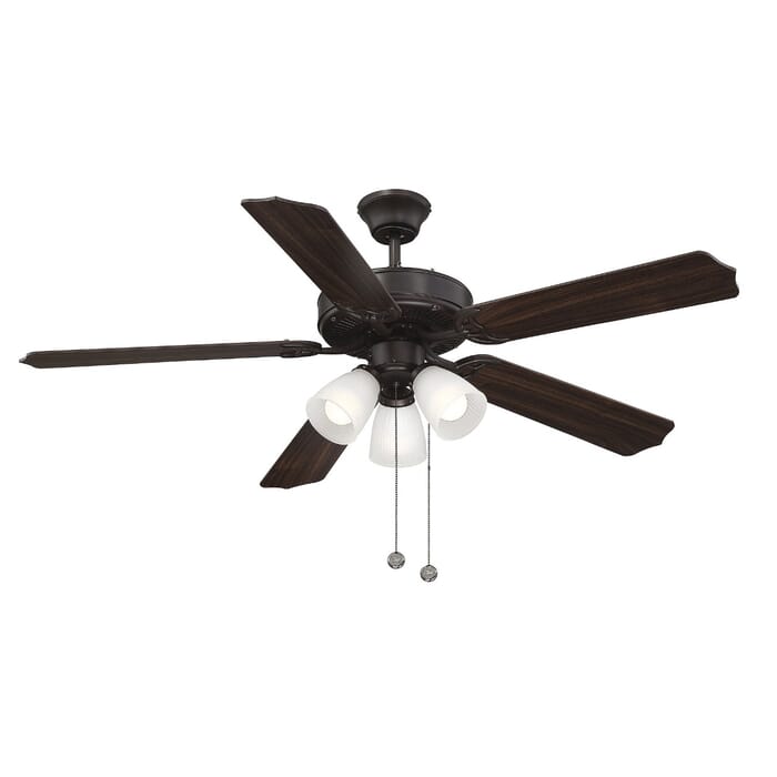 Savoy House First Value 52" 3-Light Ceiling Fan in English Bronze Savoy House First Value 52" 3-Light Ceiling Fan in English Bronze