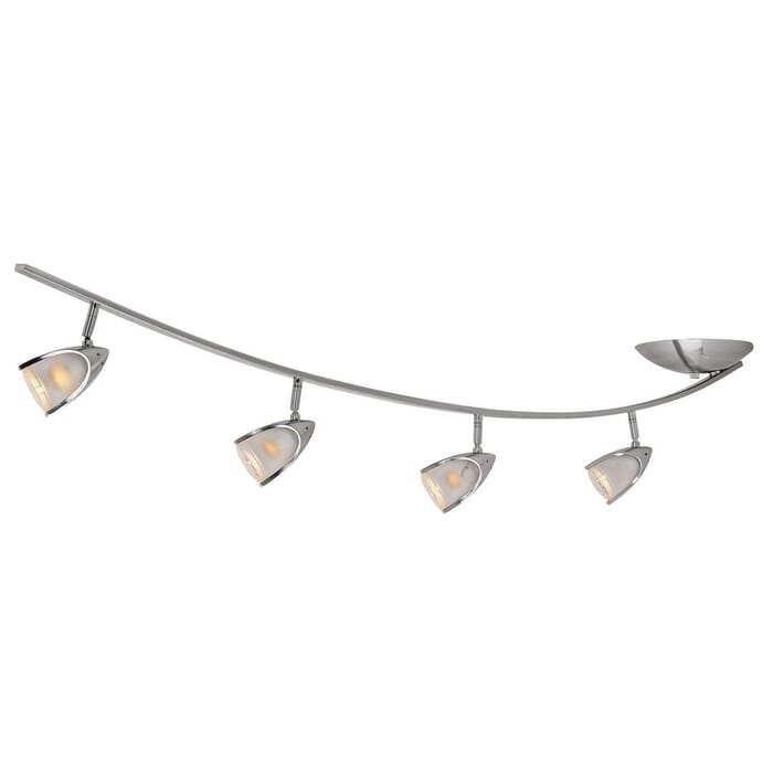 Access Lighting Comet 4-Light Set Semi-Flush in Brushed Steel Access Lighting Comet 4-Light Set Semi-Flush in Brushed Steel