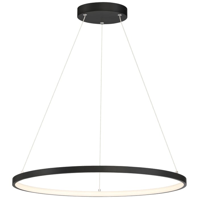 Anello 1-Light LED Pendant in Matte Black Anello 1-Light LED Pendant in Matte Black