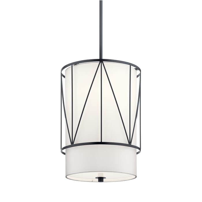 Kichler Lighting Birkleigh 12" Pendant Light in Black Kichler Lighting Birkleigh 12" Pendant Light in Black