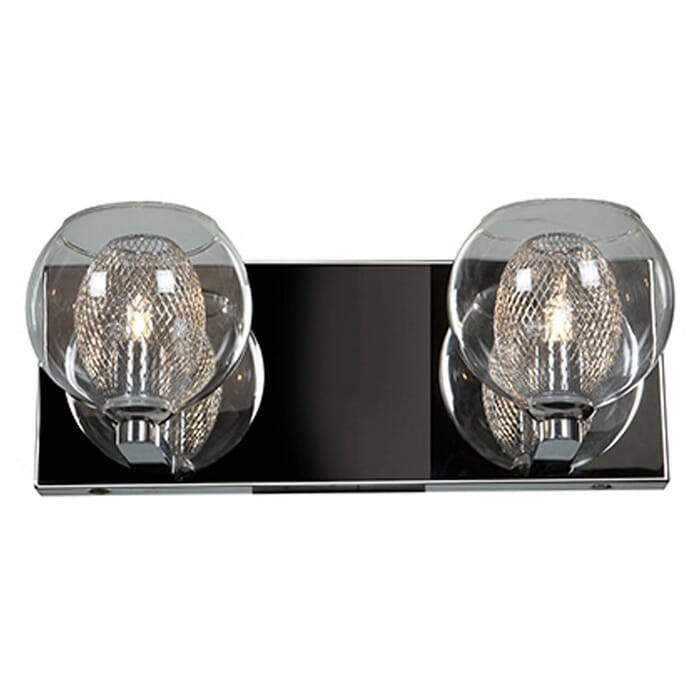 Access Aeria 2-Light 5" Bathroom Vanity Light in Chrome Access Aeria 2-Light 5" Bathroom Vanity Light in Chrome