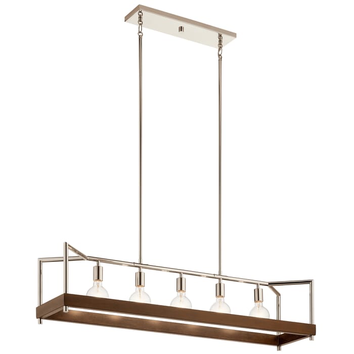 Kichler Lighting Tanis 5-Light Rustic Chandelier in Auburn Stained Finish Kichler Lighting Tanis 5-Light Rustic Chandelier in Auburn Stained Finish