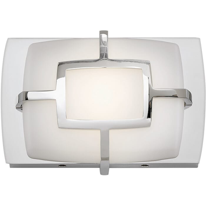 Hinkley Sisley LED Bathroom Wall Sconce in Polished Nickel Hinkley Sisley LED Bathroom Wall Sconce in Polished Nickel
