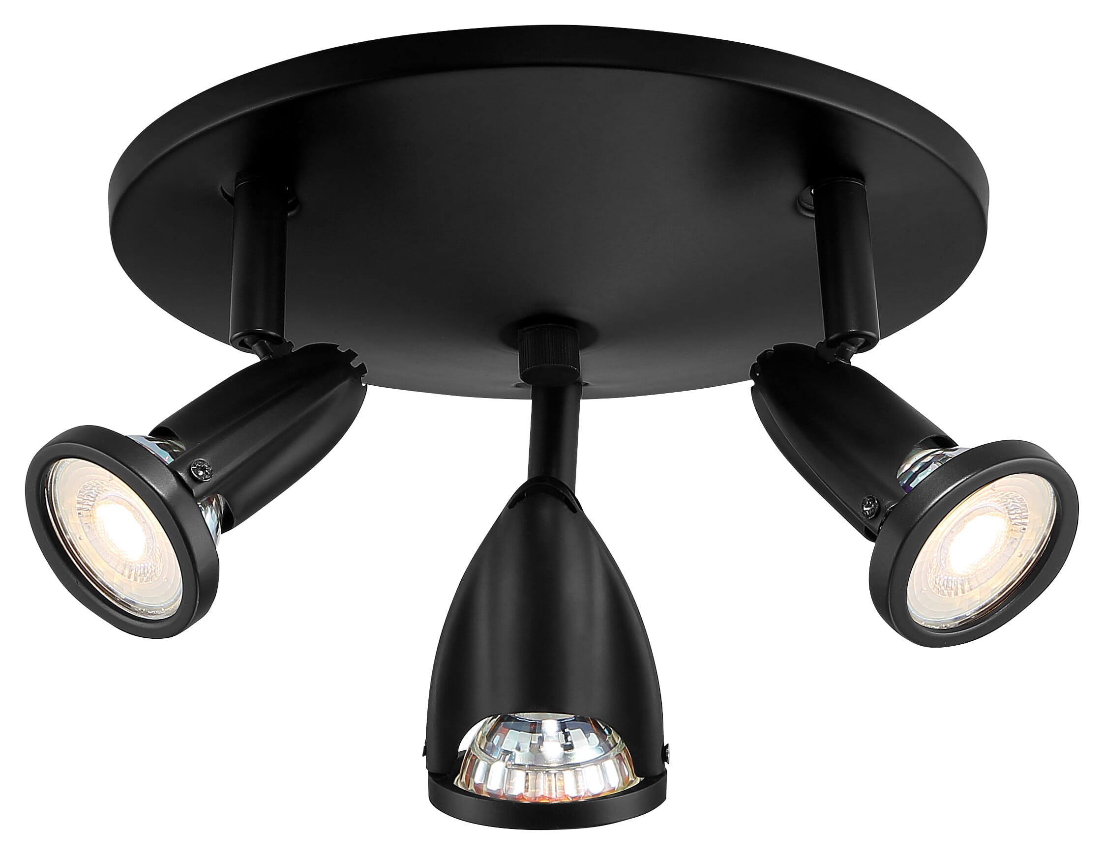 Access Cobra 3-Light Track Lighting in Black - 52103LEDDLP-BL