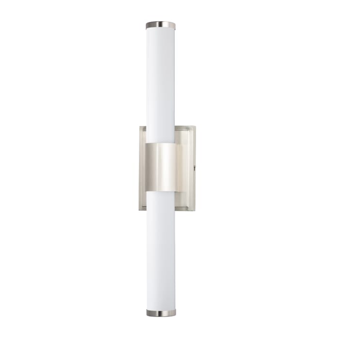 Maxim Lighting Optic LED 24" 2-Light Bathroom Vanity Light in Satin Nickel Maxim Lighting Optic LED 24" 2-Light Bathroom Vanity Light in Satin Nickel