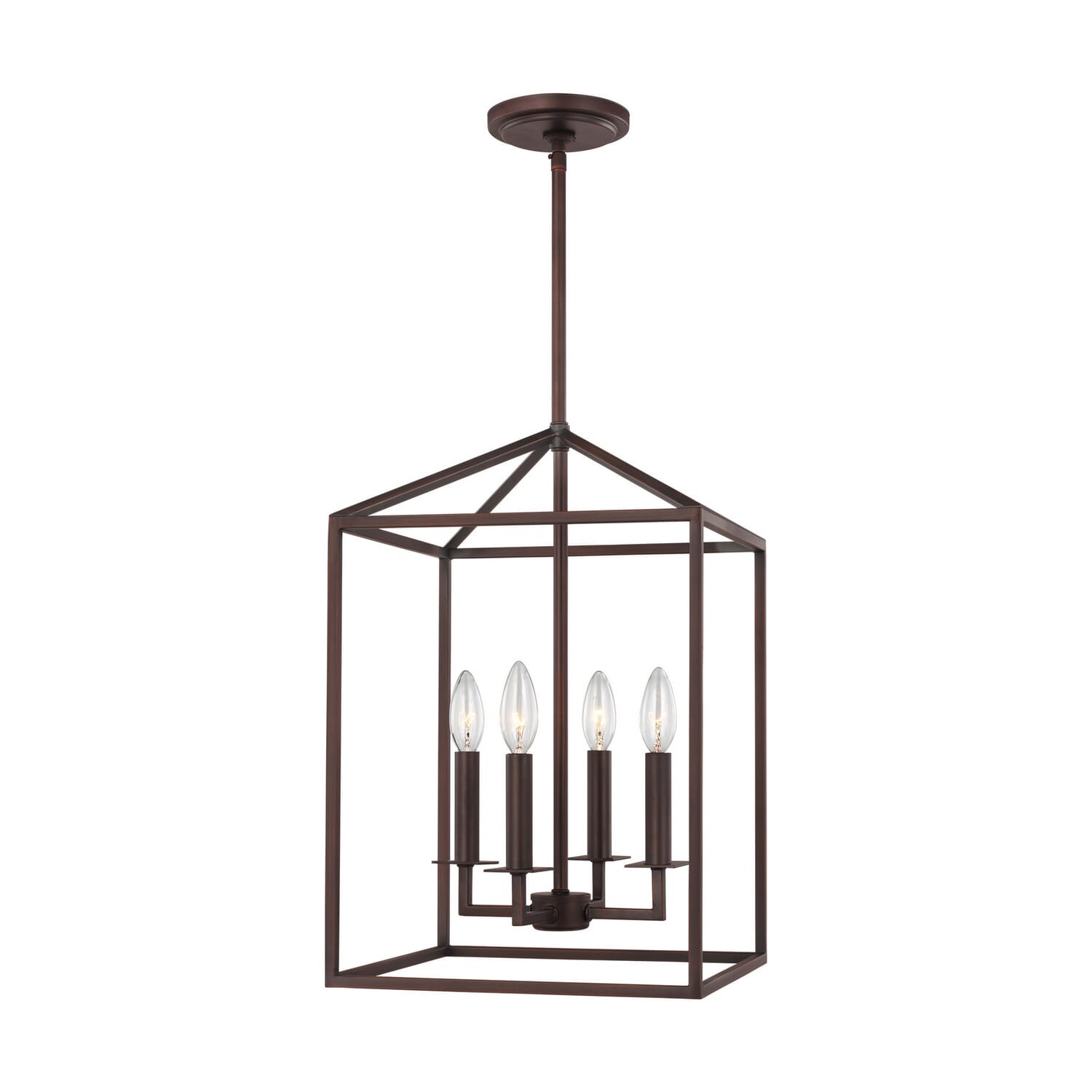 Perryton 4-Light Hall or Foyer in Bronze