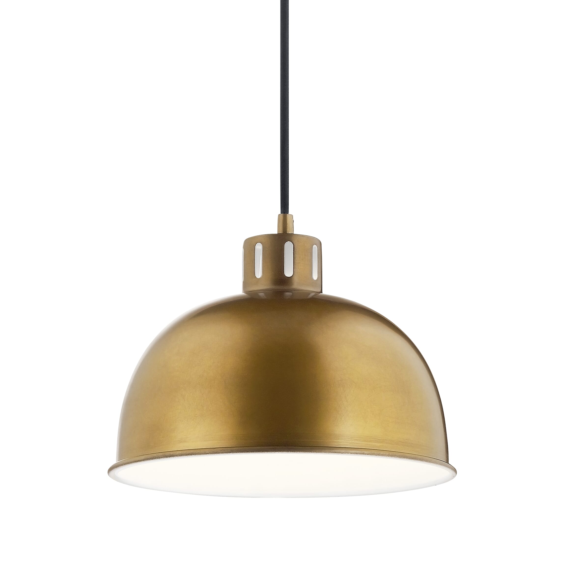 Kichler Lighting Zailey 12" Pendant Light in Natural Brass