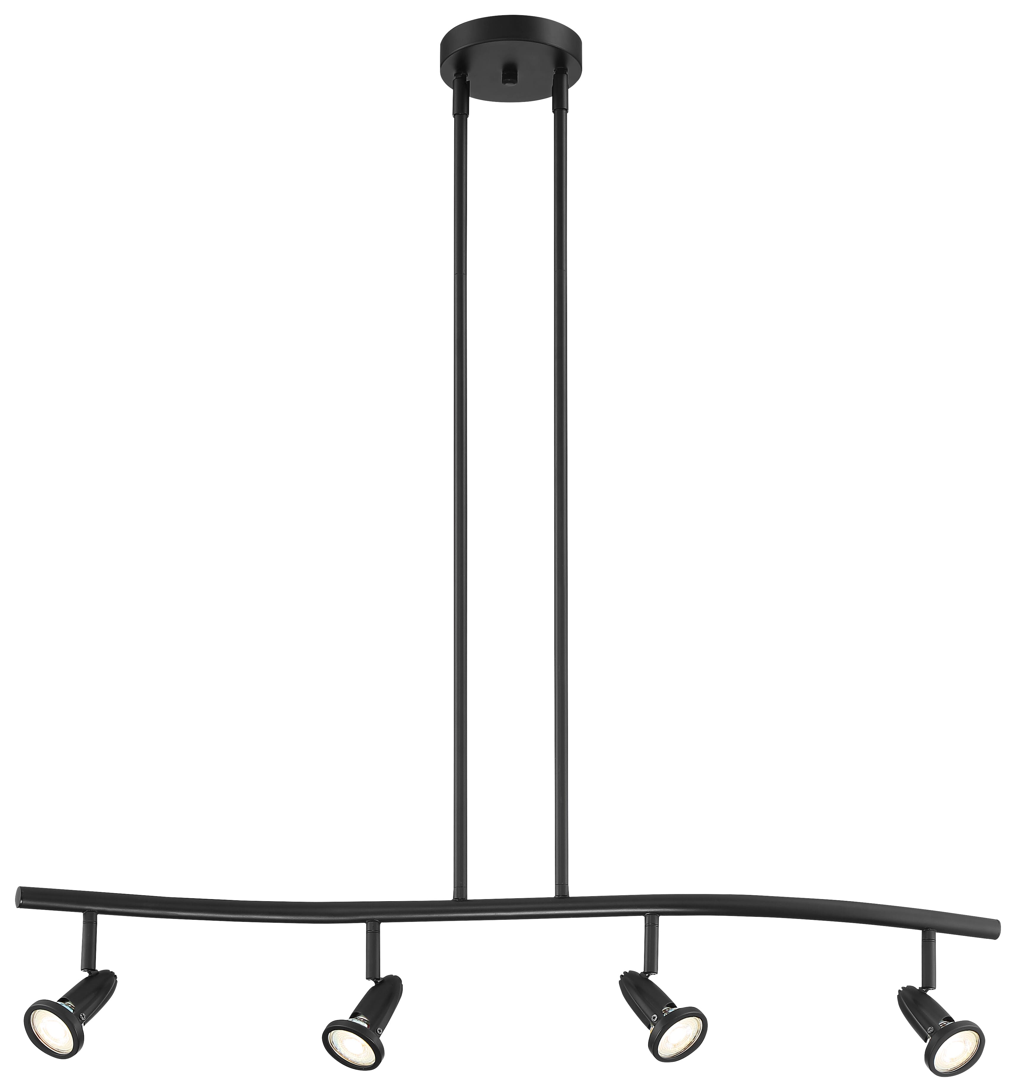 Access Cobra 4-Light Pendant Light in Black - 52206LEDDLP-BL