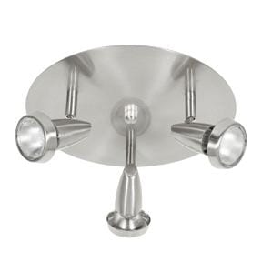 Access Mirage 3-Light Ceiling Light in Brushed Steel