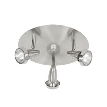 Access Mirage 3-Light Ceiling Light in Brushed Steel