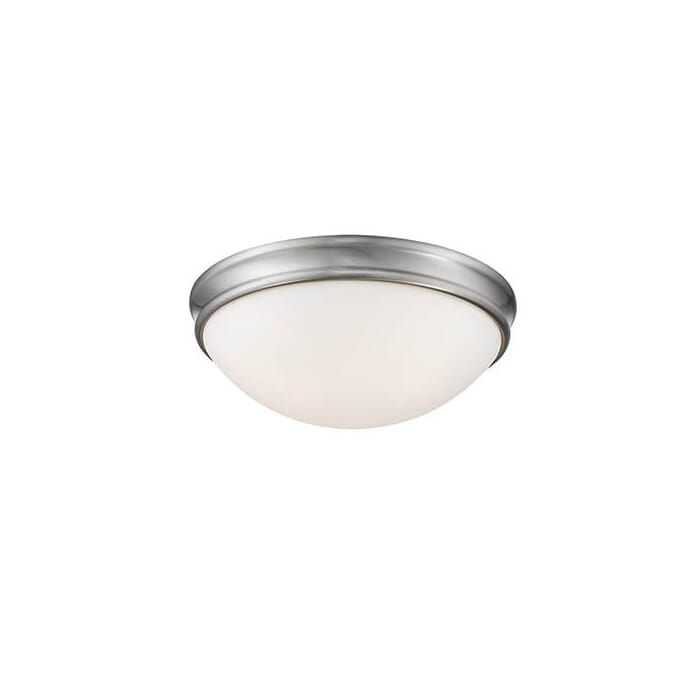 Millennium Lighting Flushmount Ceiling Light in Brushed Nickel Millennium Lighting Flushmount Ceiling Light in Brushed Nickel