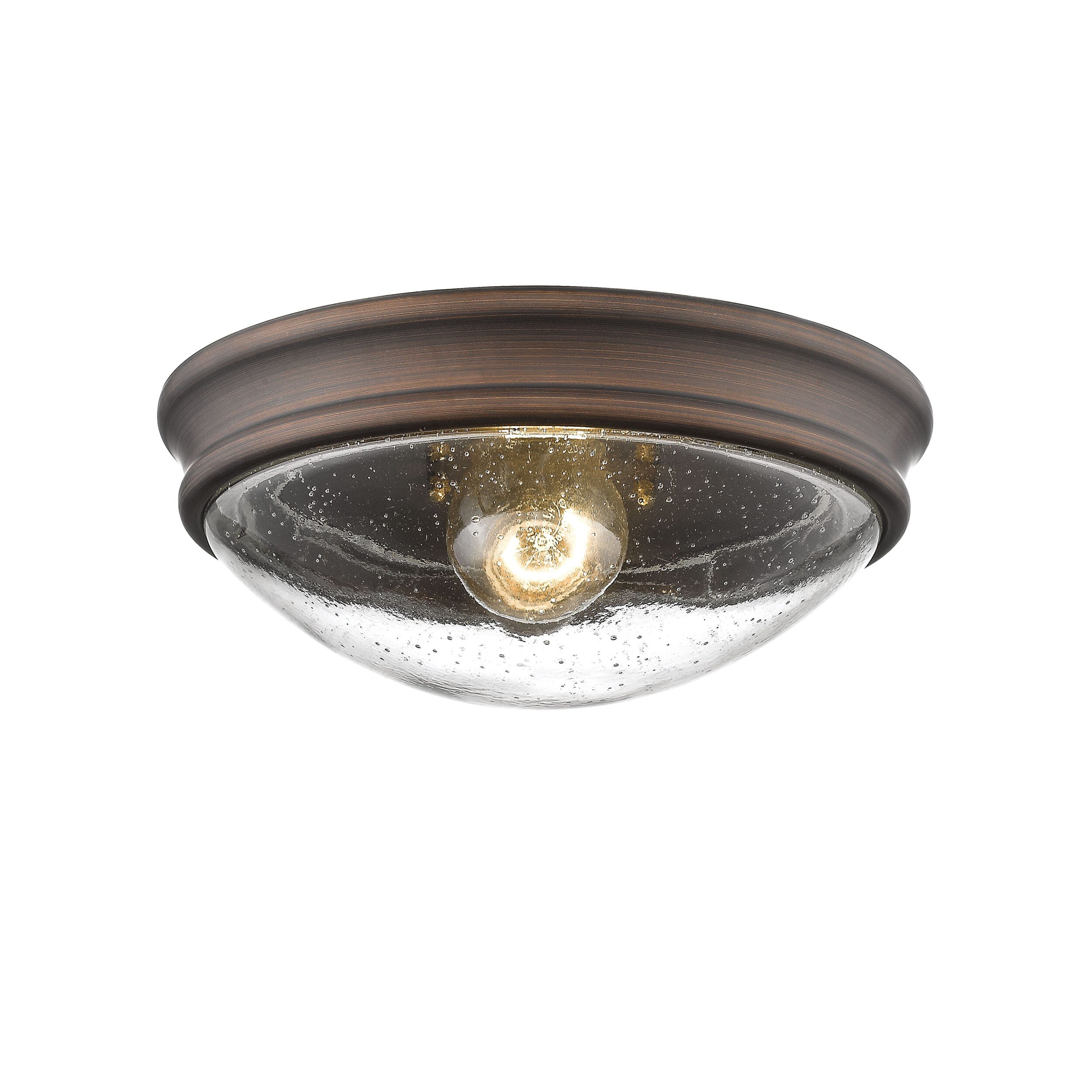 1-Light Ceiling Light in Rubbed Bronze