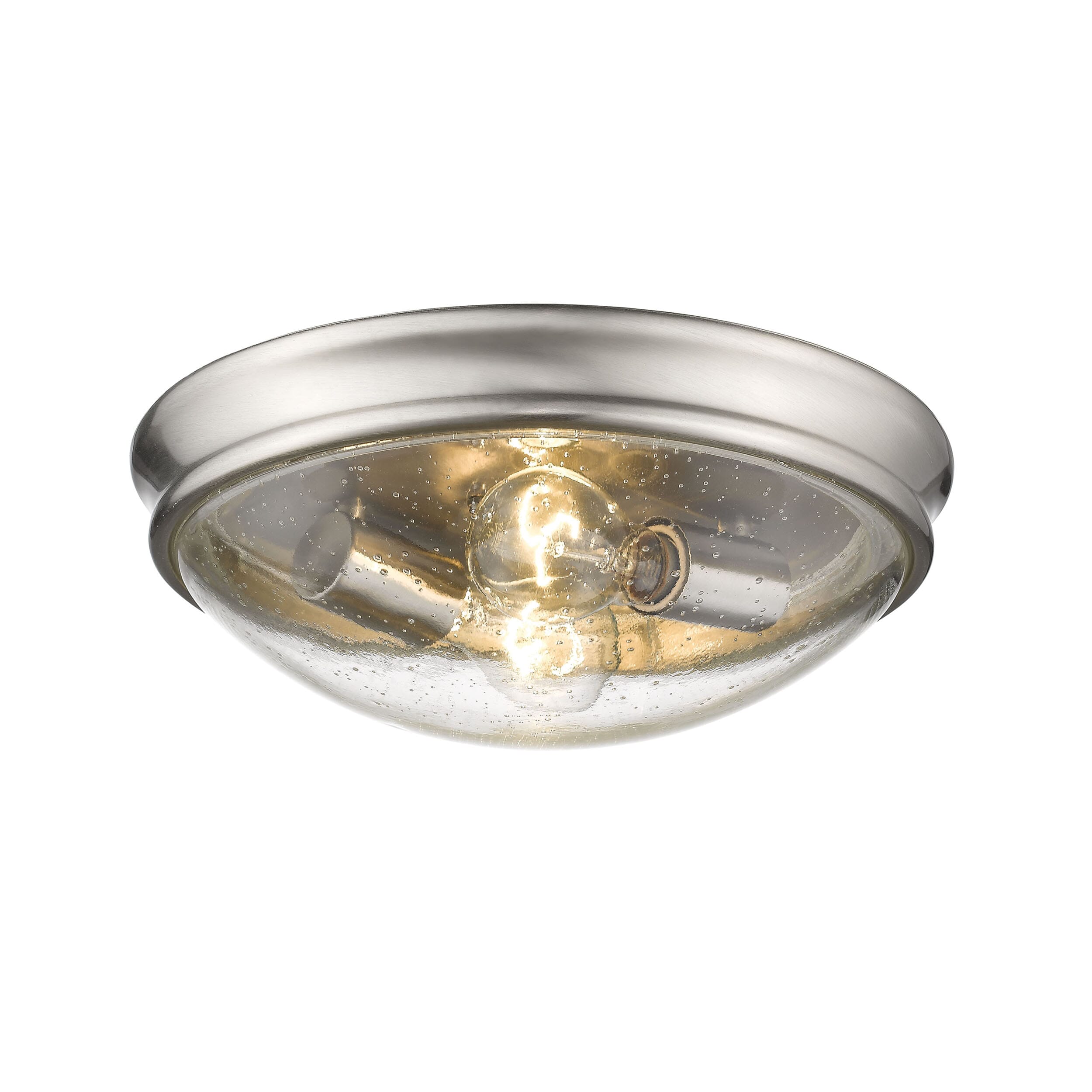 2-Light Ceiling Light in Brushed Nickel