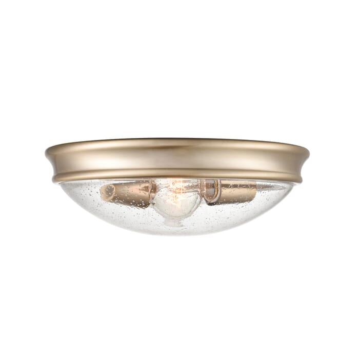 Millennium 2-Light Ceiling Light in Modern Gold Millennium 2-Light Ceiling Light in Modern Gold