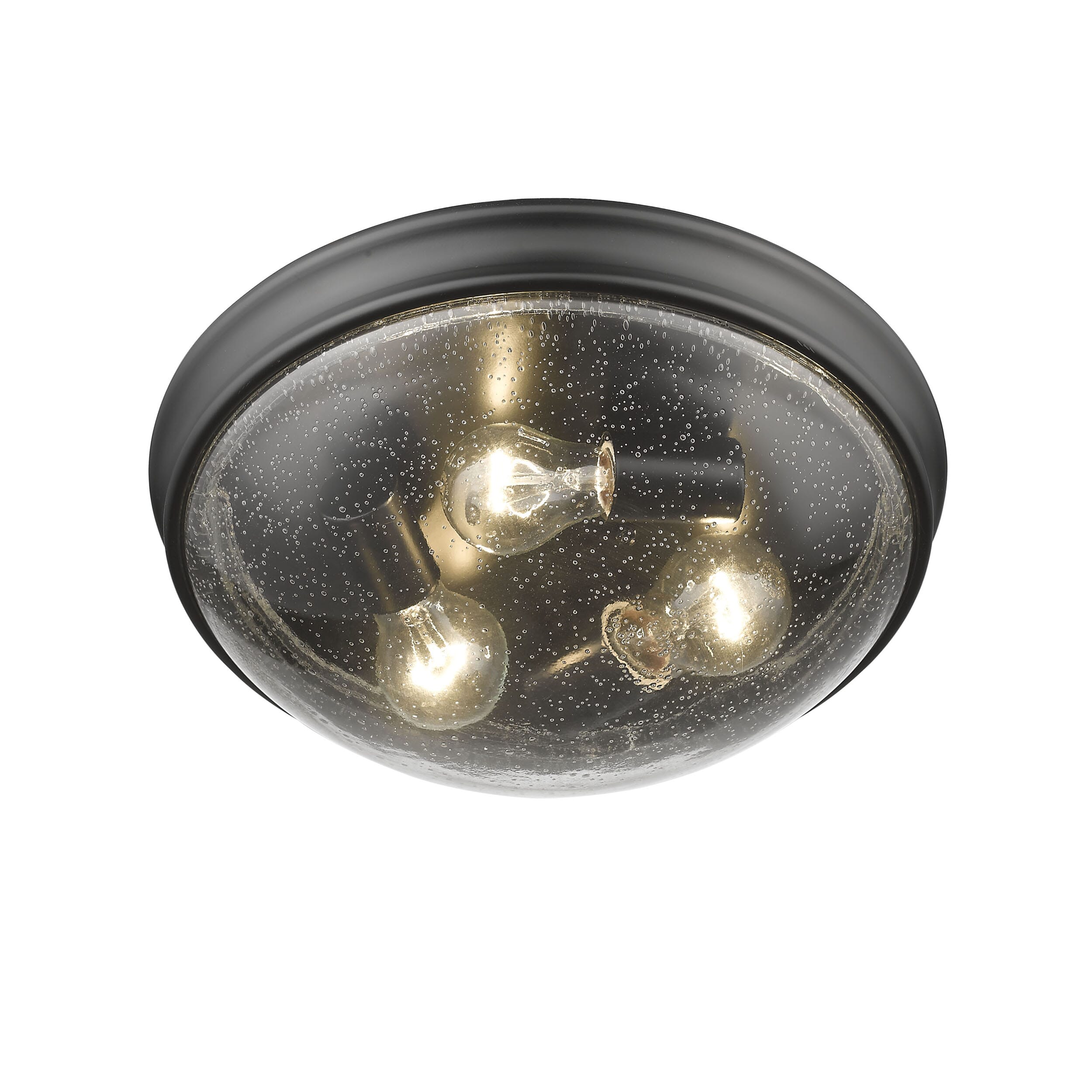 3-Light Ceiling Light in Matte Black