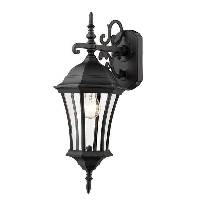 Z-Lite Wakefield 1-Light Outdoor Wall Sconce In Black Z-Lite Wakefield 1-Light Outdoor Wall Sconce In Black