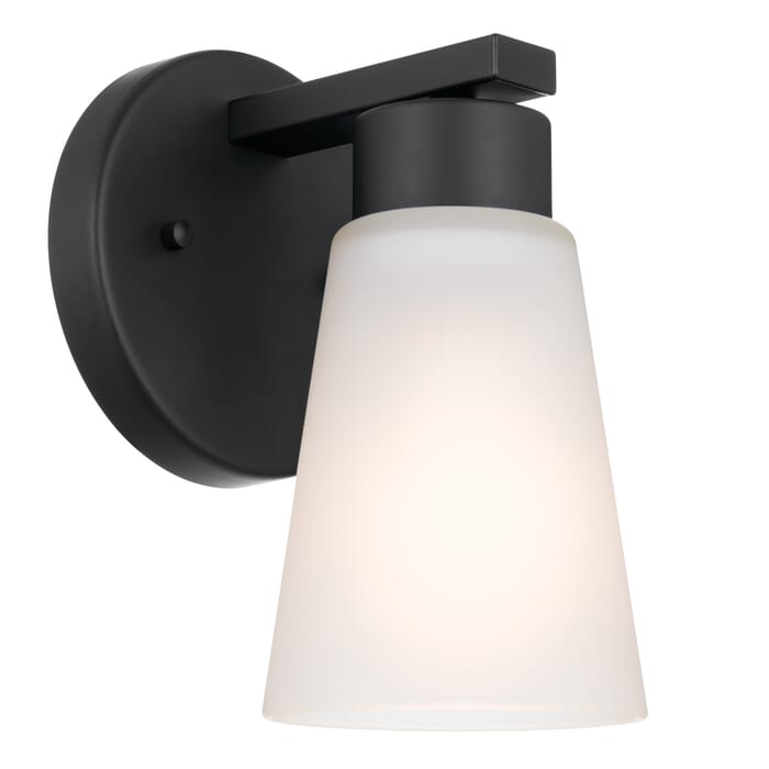 Kichler Lighting Stamos 8" Wall Sconce in Black Kichler Lighting Stamos 8" Wall Sconce in Black