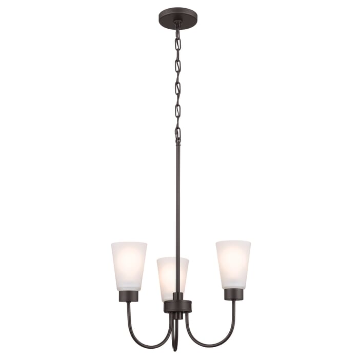 Kichler Lighting Erma 3-Light Traditional Chandelier in Olde Bronze Kichler Lighting Erma 3-Light Traditional Chandelier in Olde Bronze