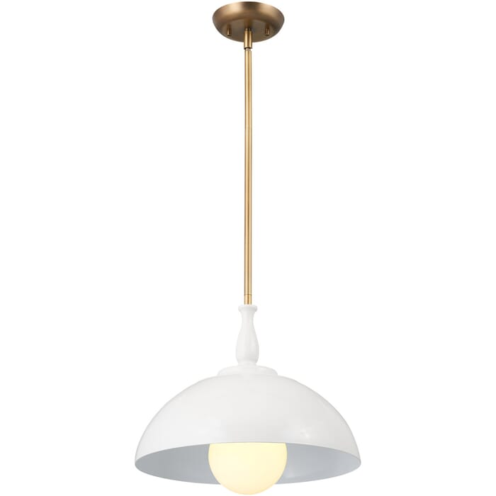 Kichler Lighting Fira Transitional Pendant in White Kichler Lighting Fira Transitional Pendant in White
