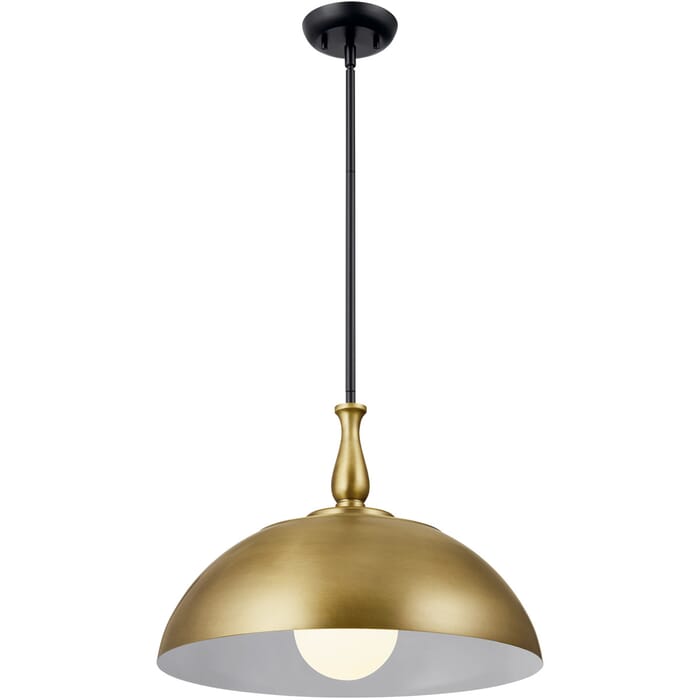 Kichler Lighting Fira Transitional Pendant in Natural Brass Kichler Lighting Fira Transitional Pendant in Natural Brass