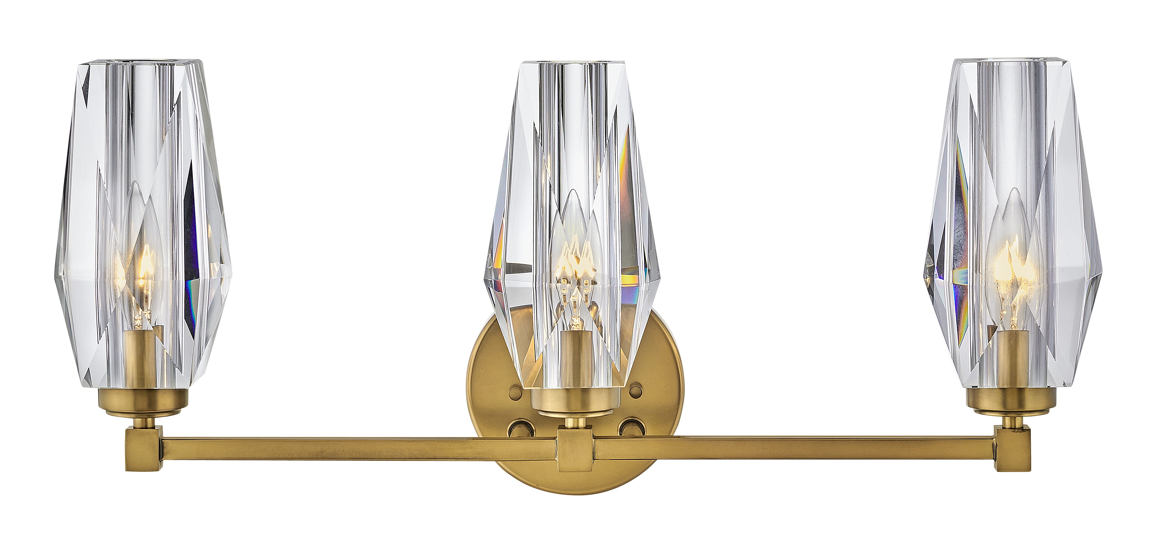 Heritage Brass LED Vanity from the Ana Collection